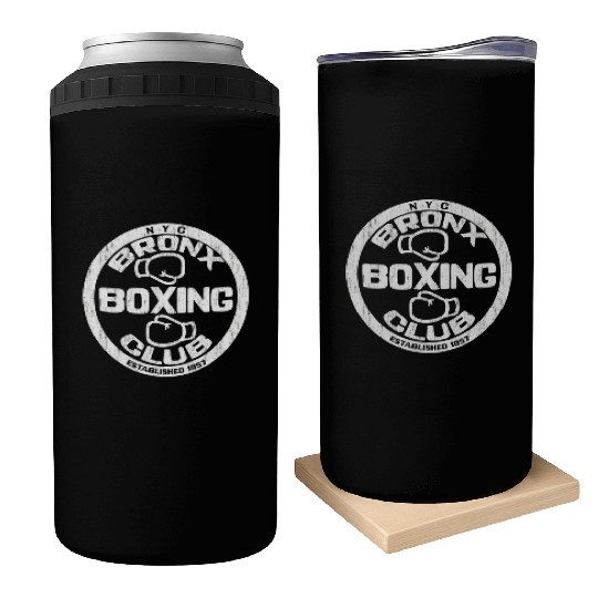Bronx Boxing Club Squared Circle Distressed Can Coolers