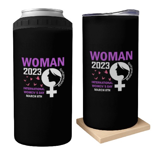 International Women's Day 2023 Embrace Equity Can Coolers