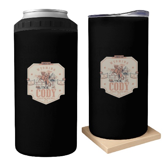 Cody wyoming wild west town Can Coolers