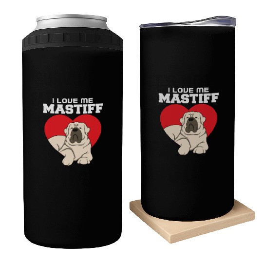 I Love Me Mastiff Can Coolers