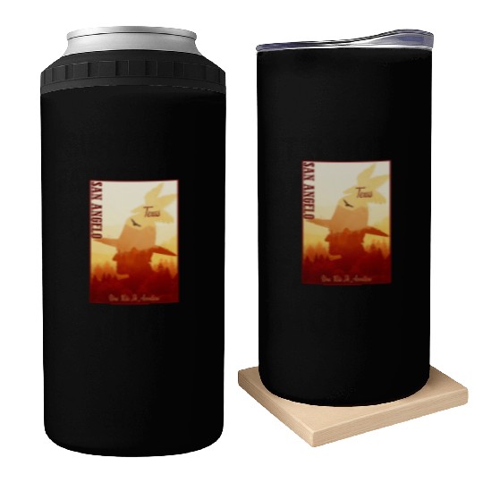 San Angelo Texas wild west town Can Coolers