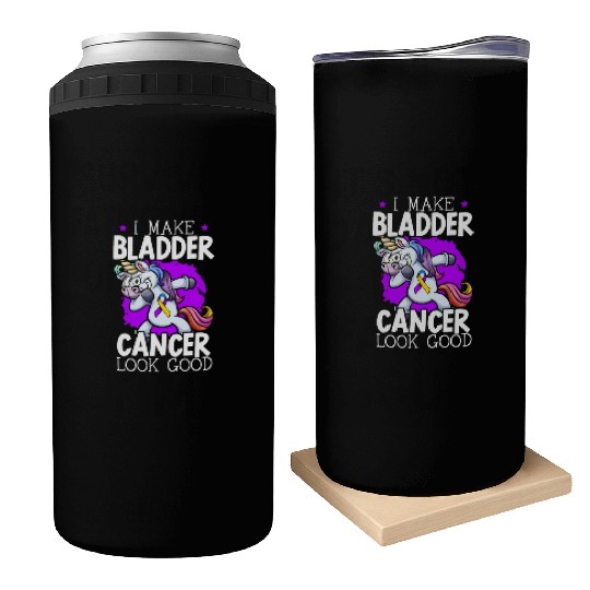 Bladder Cancer Warrior Bladder Cancer Awareness Can Coolers