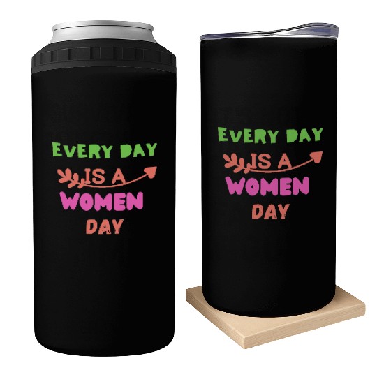 Embrace Equity Happy Women's DaY Can Coolers