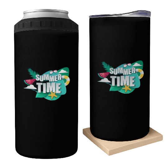 Summer Bliss in a Green Paradise: A Vibrant Portra Can Coolers