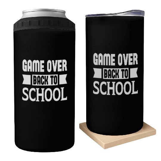 Game Over Back To School Can Coolers