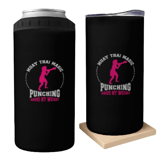 International Women's Day Muay Thai Girl Power Can Coolers
