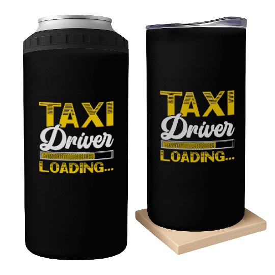 Taxi Driver Loading Taxicab Cab Driver Cabbie Can Coolers