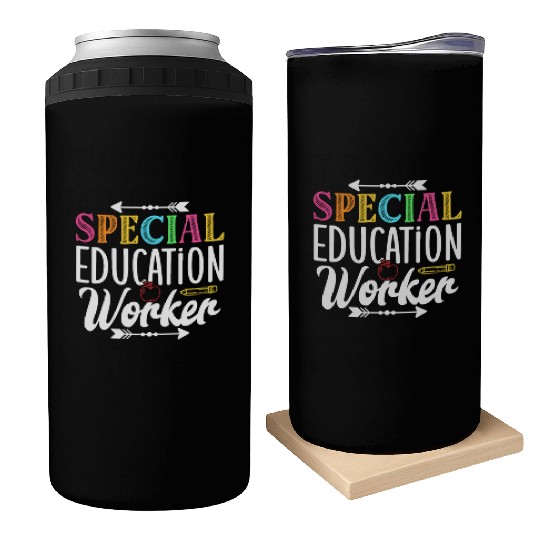 Special Education Worker Sped Teacher Awareness Can Coolers