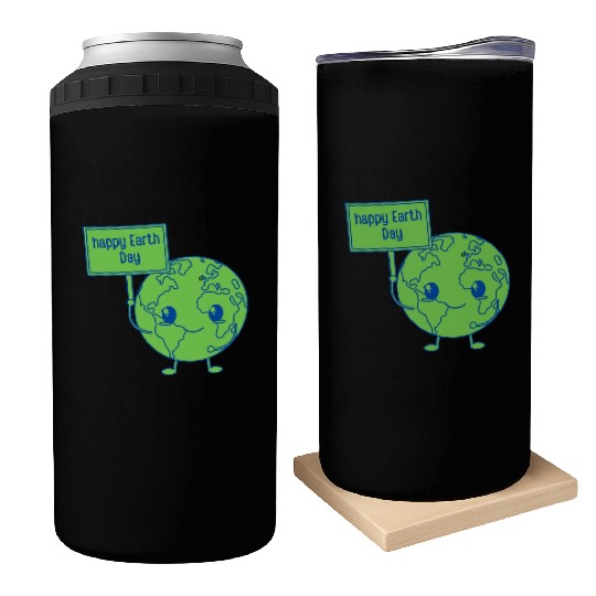 Happy Earth Day Can Coolers