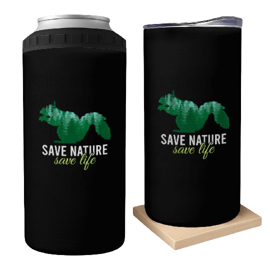 Save Nature Save Life Design environment Can Coolers