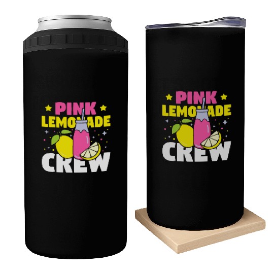 Funny Pink Lemonade Crew Lemon Juice Bossfruit lov Can Coolers