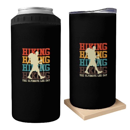 Wanderlust Ultimate Leg Day Mountain Fan Hiking Can Coolers