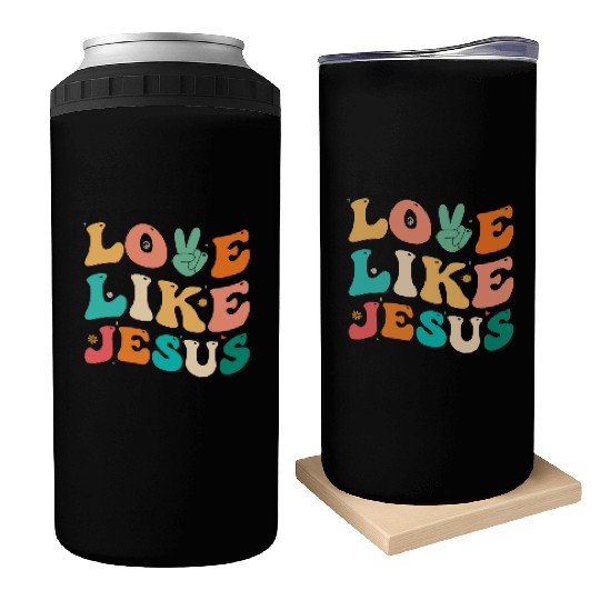 Love Like Jesus Religious God Christian Can Coolers