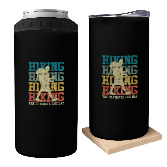 Wanderlust Ultimate Leg Day Mountain Fan Hiking Can Coolers