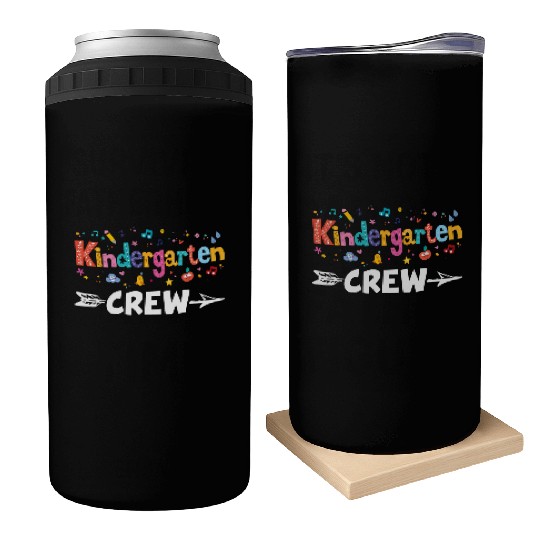 Kindergarten Crew Teacher Team Kinder squad Can Coolers