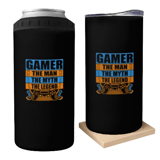 Gamer The Man, The Myth, The Legend Can Coolers