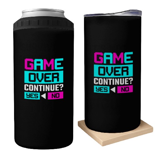 Game Over Continue Yes or No Can Coolers