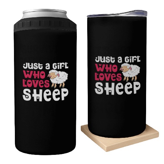Cool Sheep For Women Girls Lamb Lover Sheep Can Coolers