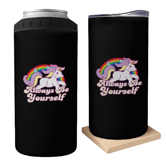 LGBT CSD Be Yourself Gay Lesbian Pride Unicorn Can Coolers