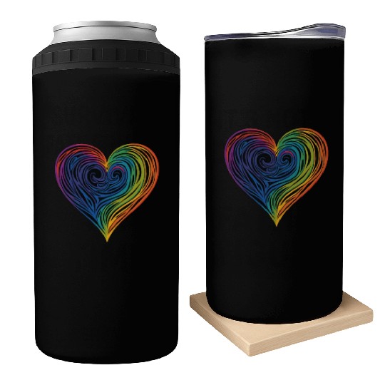 Pride & Joy: Rainbow Heart, Embracing LGBT Love & Can Coolers