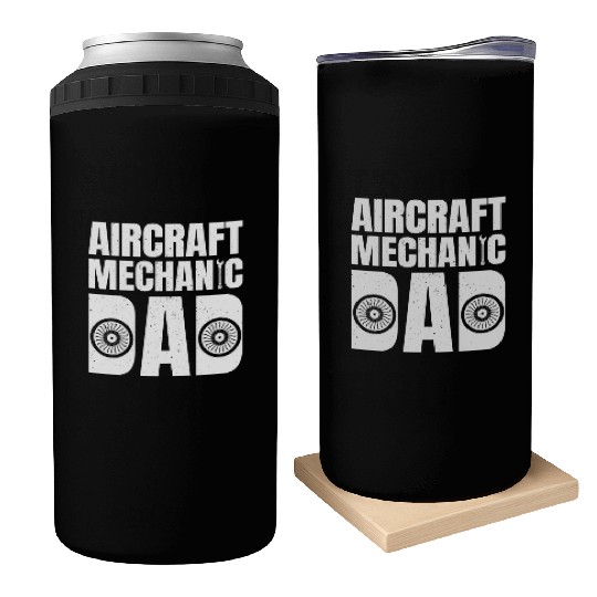 Great Aircraft Mechanic Dad Can Coolers