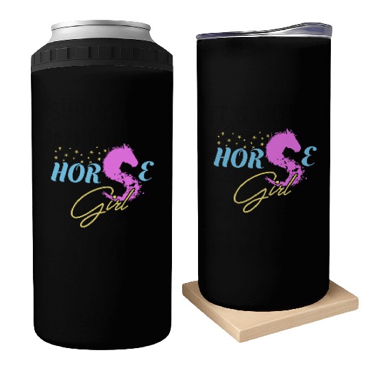 Horse Girl Can Coolers Horse Lovers Gift Equestrian