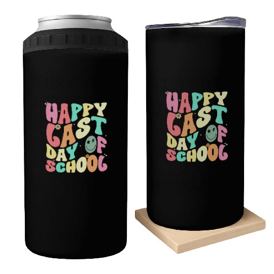Groovy Happy Last Day of School Teacher Student Can Coolers