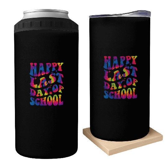 happy last day of school Teacher Women friend Gift Can Coolers