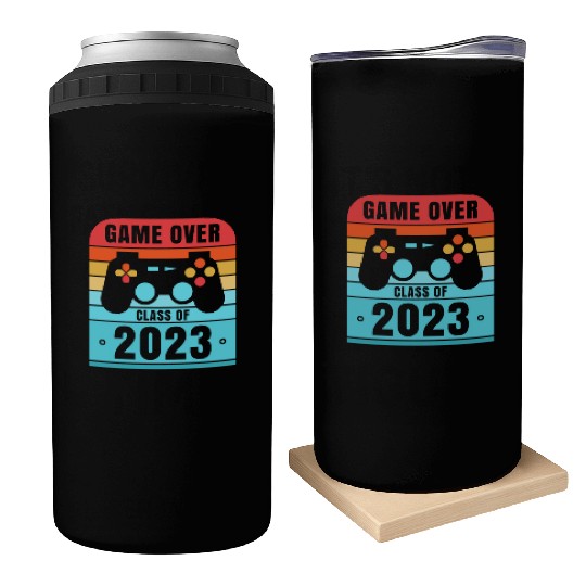Game Over Class of 2023 Grad 2023 Graduation Can Coolers