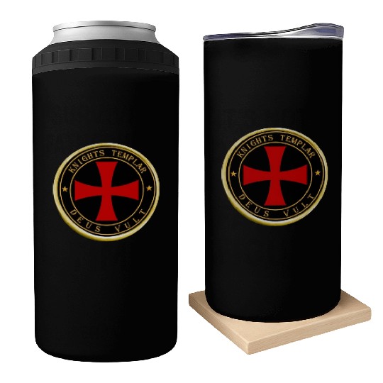 Knights Templar Deus Vult Can Coolers