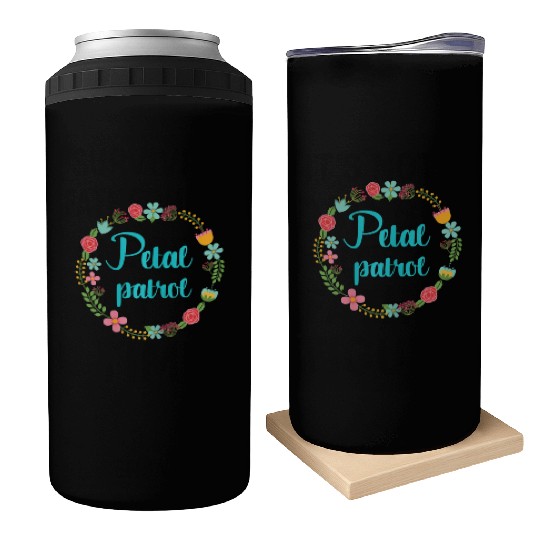 Petal Patrol Flower Girl Kids Toddler Youth Can Coolers