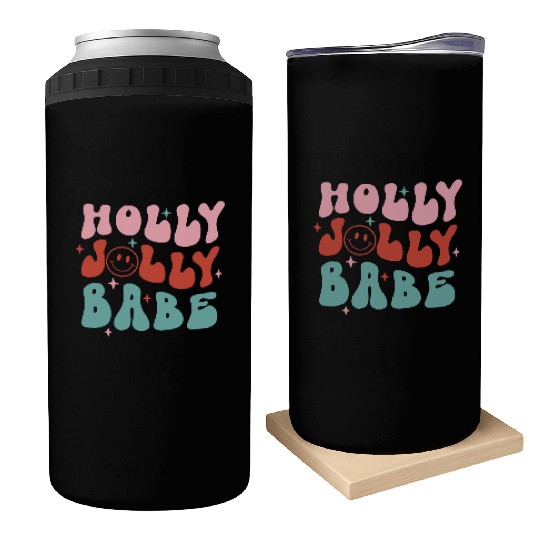 Holly Jolly Babe Can Coolers
