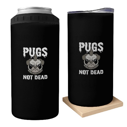 Cute Pug Animal Person Can Coolers