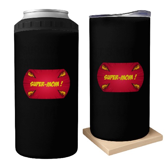 Super-mom super-hero. Best mom Mother's day Comics Can Coolers