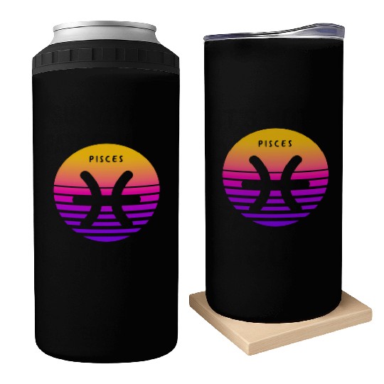 Pisces Zodiac Sign Sunset Pisces Can Coolers