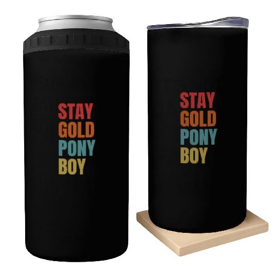 Stay Gold Pony Can Coolers