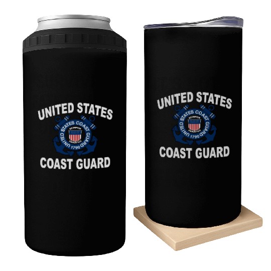 Us Coast Guard Uscg Alumni And Can Coolers