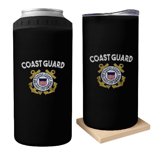 Proud Coast Guard Military Pride Can Coolers