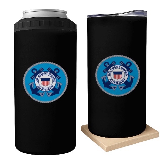 Us Coast Guard Auxiliary Uscga Volunteer Service Can Coolers