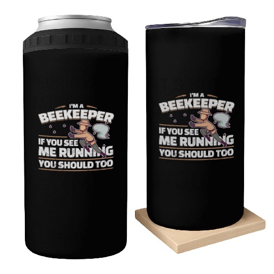 Beekeeper Joke Can Coolers