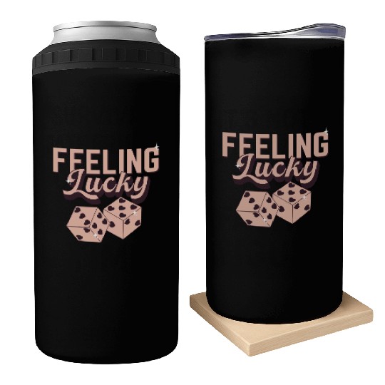 Feeling Lucky Retro Valentine 1 Can Coolers