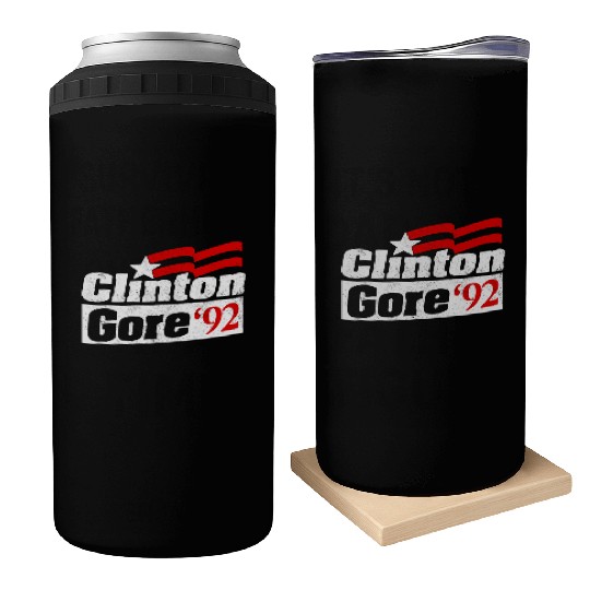 Clinton Gore Bill Clinton 92 Elect Can Coolers