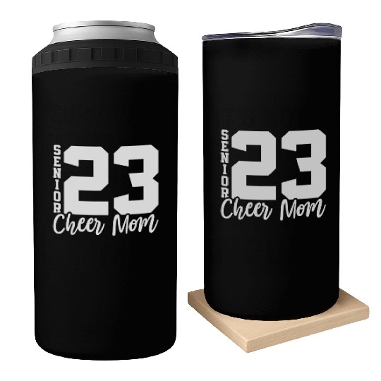 Senior Cheer Mom 23 Cheerleader Parent Class of 20 Can Coolers