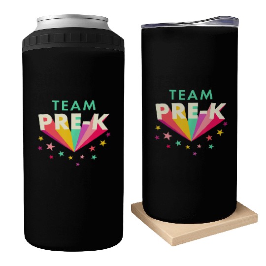 Team Pre K Teacher Back To School Can Coolers