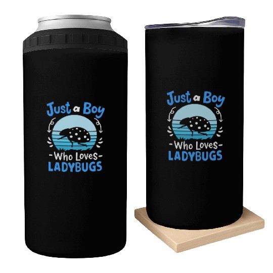 Ladybug Insect Ladybug Lover Retro Can Coolers