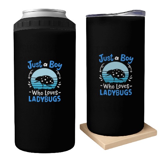 Ladybug Insect Ladybug Lover Retro Can Coolers