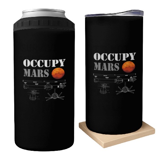 Occupy Mars Starship Rocket Can Coolers