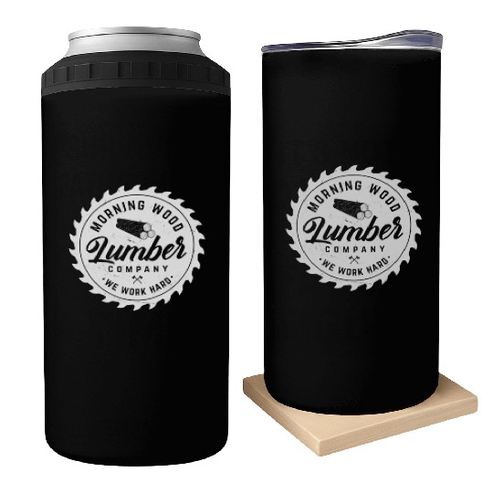 Morning Lumber Company Camping Wood Can Coolers