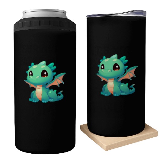 Puppy Dragon Can Coolers