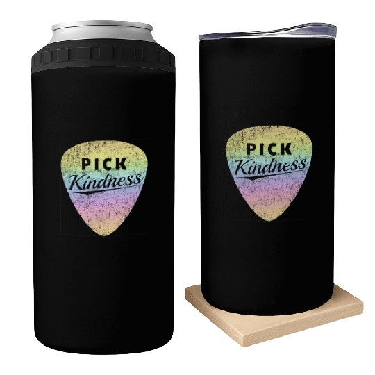 Pastel Rainbow Guitar Pick Pun Anti-Bullying Pick Can Coolers
